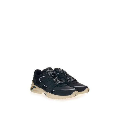 Black Suede Leather Sneaker-Lardini-LabelTerrace.com
