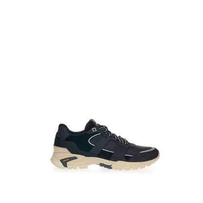 Black Suede Leather Sneaker-Lardini-LabelTerrace.com
