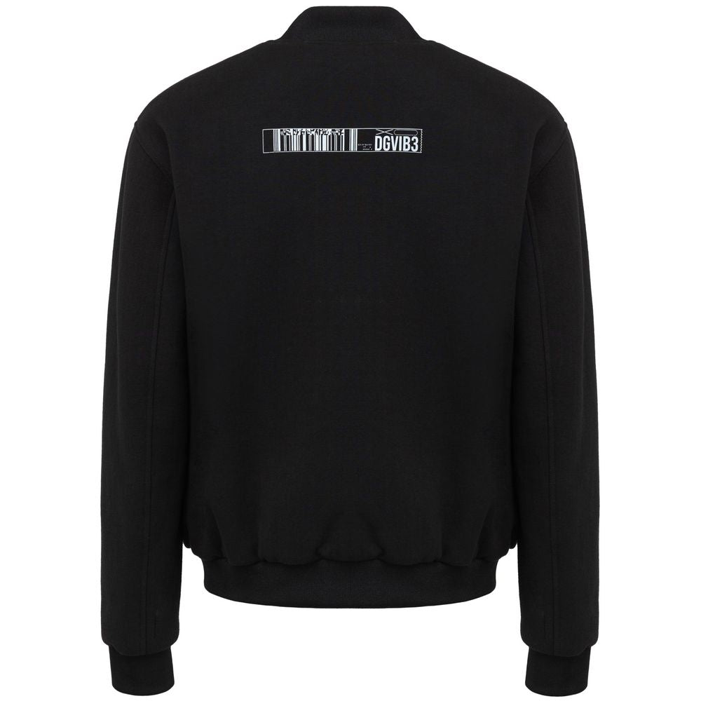 Black Viscose Jackets & Coat-Dolce & Gabbana-LabelTerrace.com