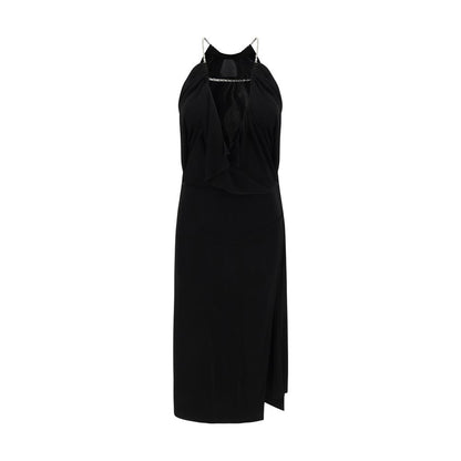 Black Viscose Cocktail Dress