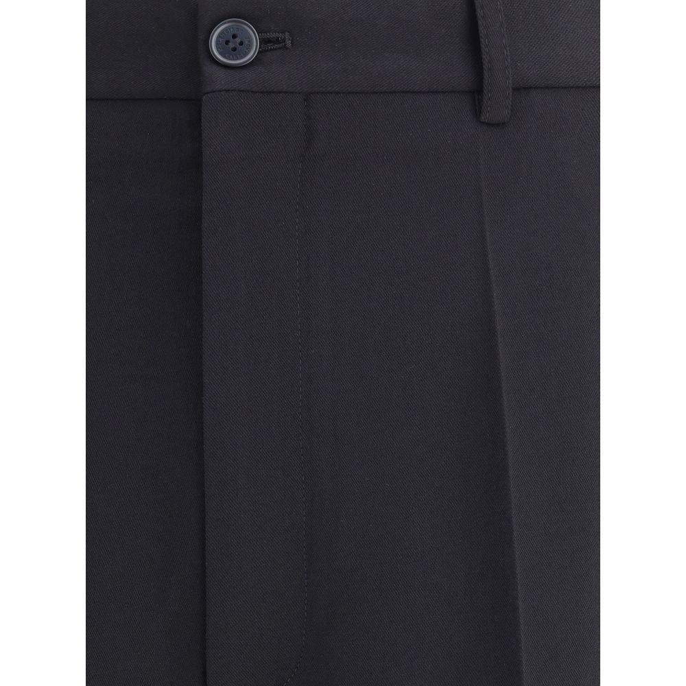 Black Viscose Dress Pants