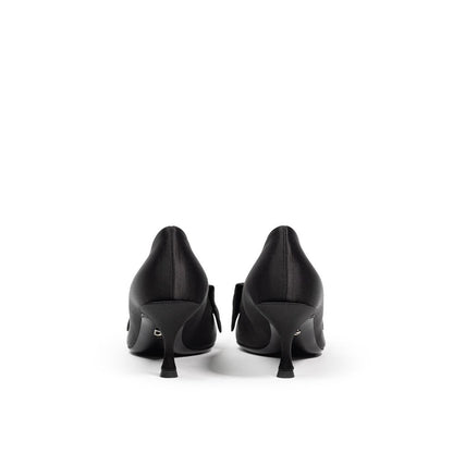 Black Viscose Pump-Dolce & Gabbana-LabelTerrace.com