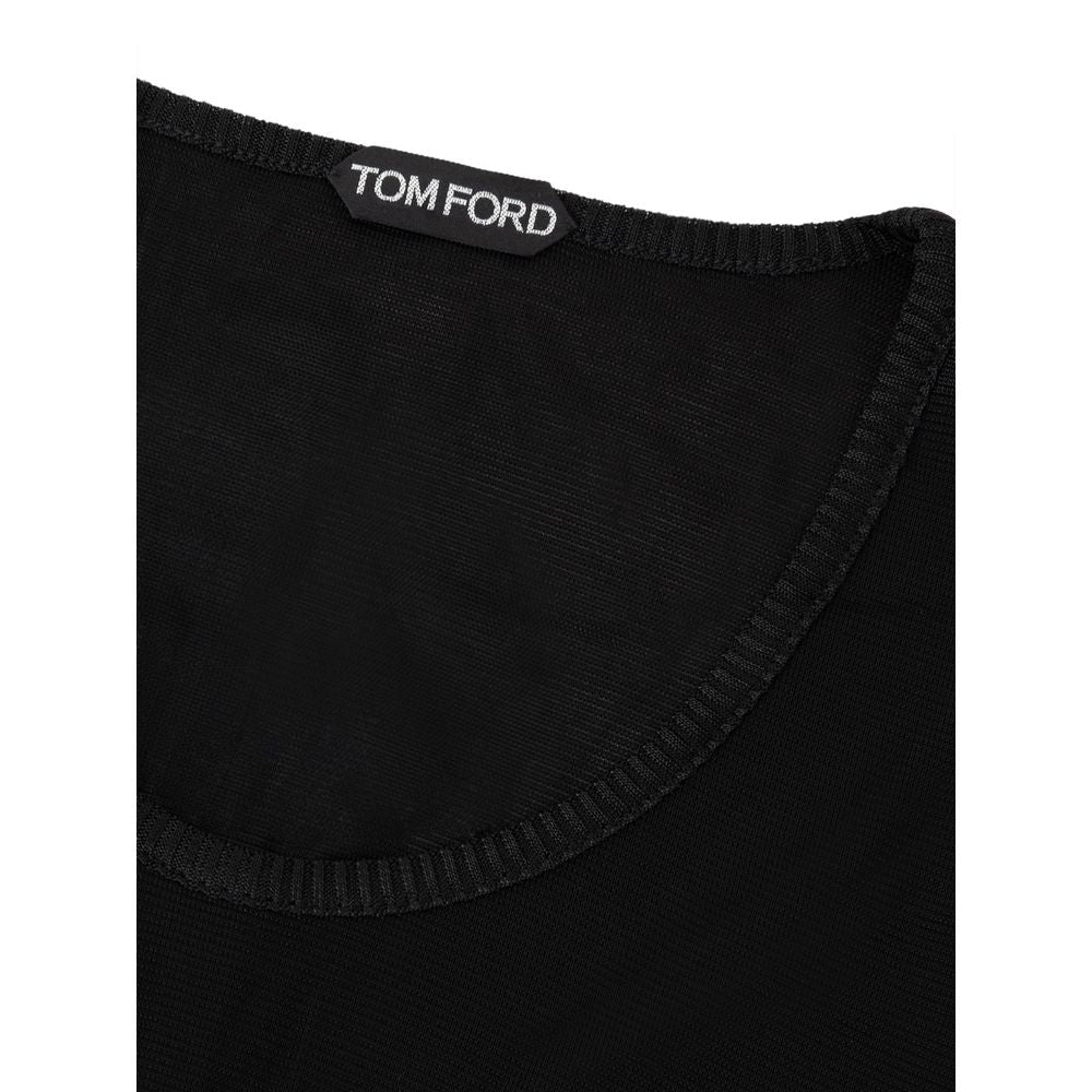 Black Viscose Tank Top-Tom Ford-LabelTerrace.com