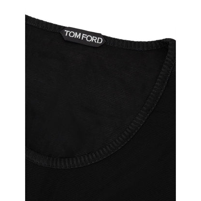 Black Viscose Tank Top-Tom Ford-LabelTerrace.com