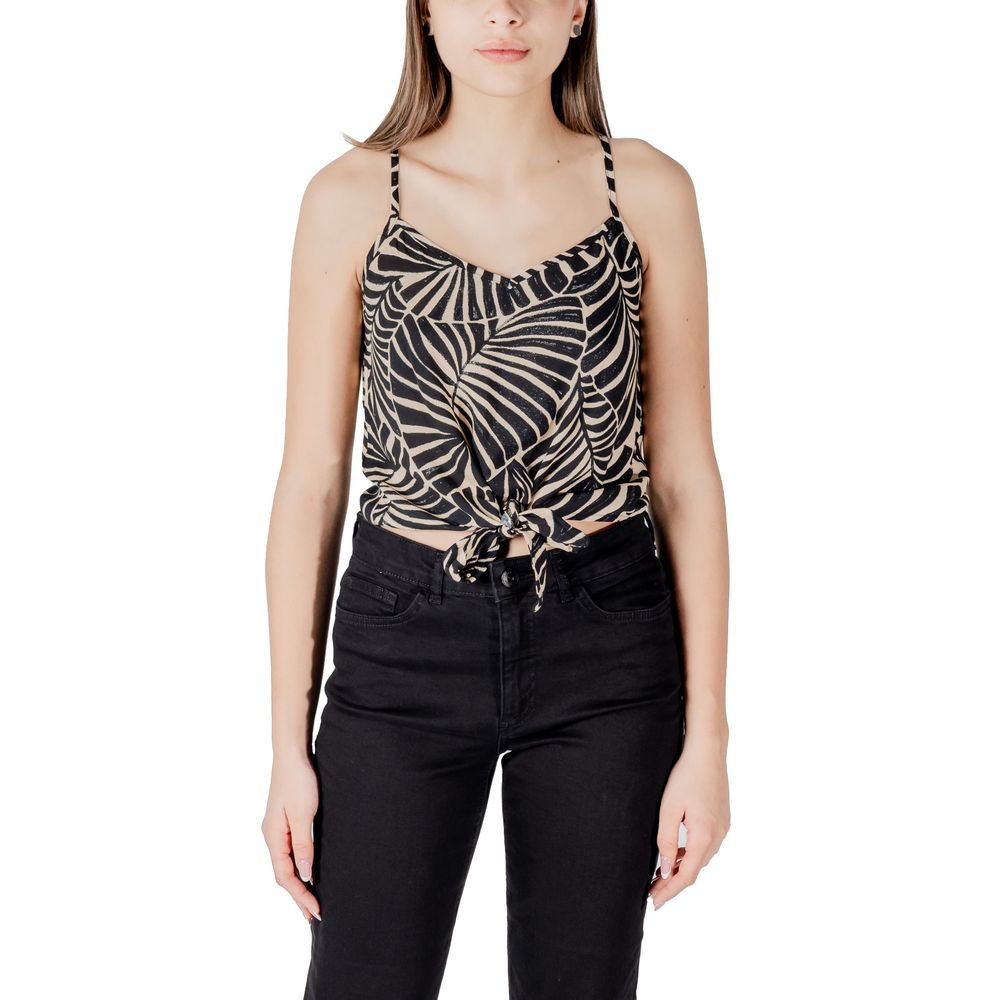 Black Viscose Tank Top