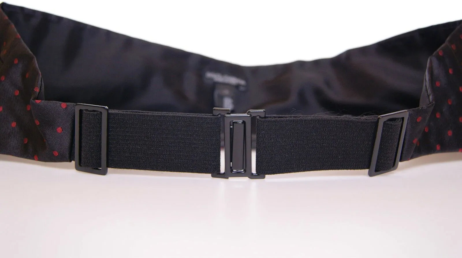 Black Waist Tuxedo Smoking Belt Cummerbund-Dolce & Gabbana-LabelTerrace.com