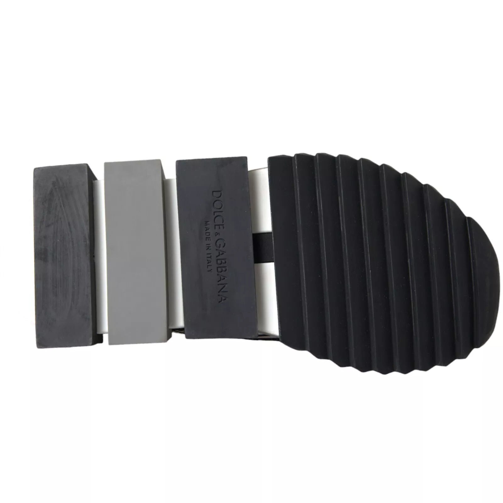 Black White Slip On Sorrento Sneakers Shoes-Dolce & Gabbana-LabelTerrace.com