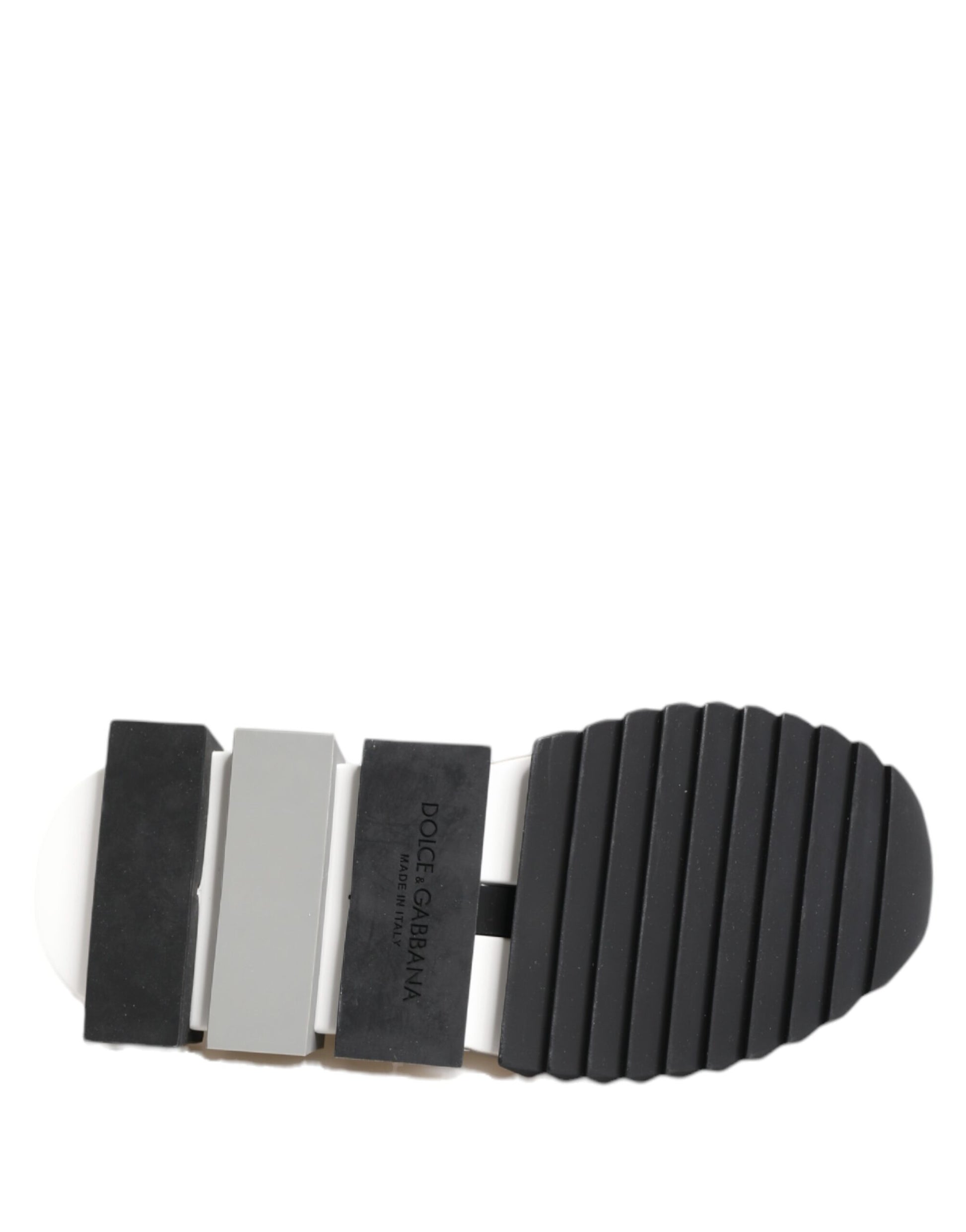 Black White Sorrento Low Top Sneakers Shoes-Dolce & Gabbana-LabelTerrace.com