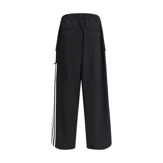 Black Wool Casual Pants