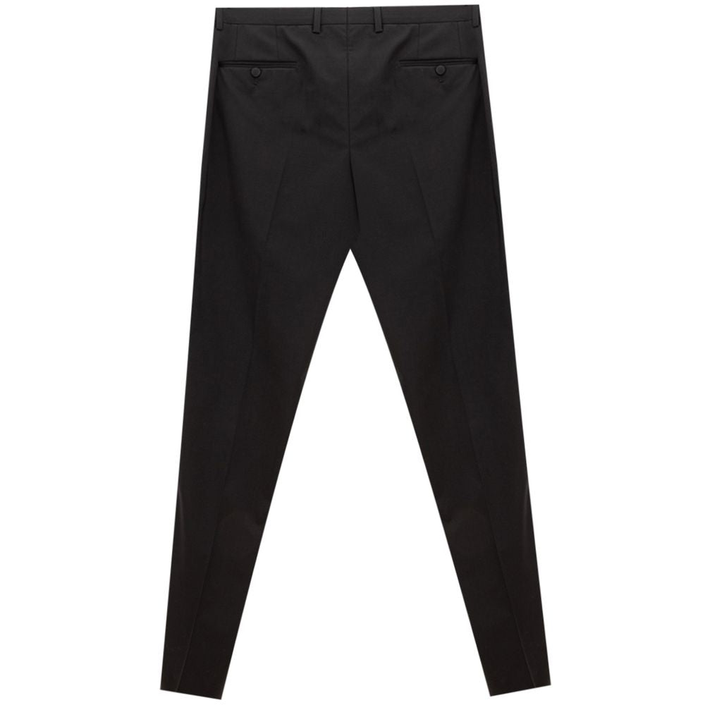 Black Wool Pant-Dolce & Gabbana-LabelTerrace.com