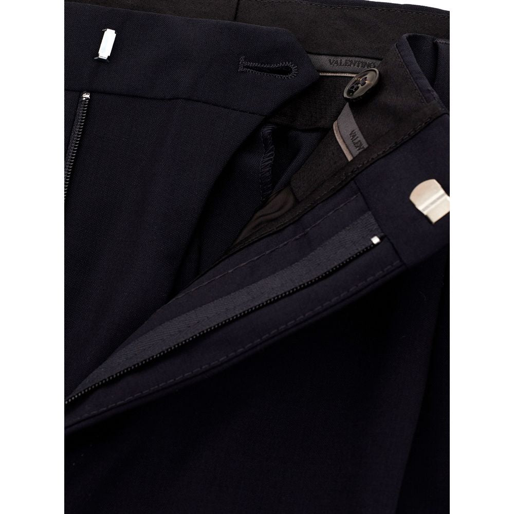 Black Wool Pant-Valentino-LabelTerrace.com