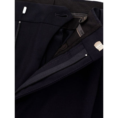 Black Wool Pant-Valentino-LabelTerrace.com