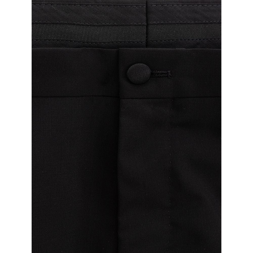 Black Wool Pant-Dolce & Gabbana-LabelTerrace.com