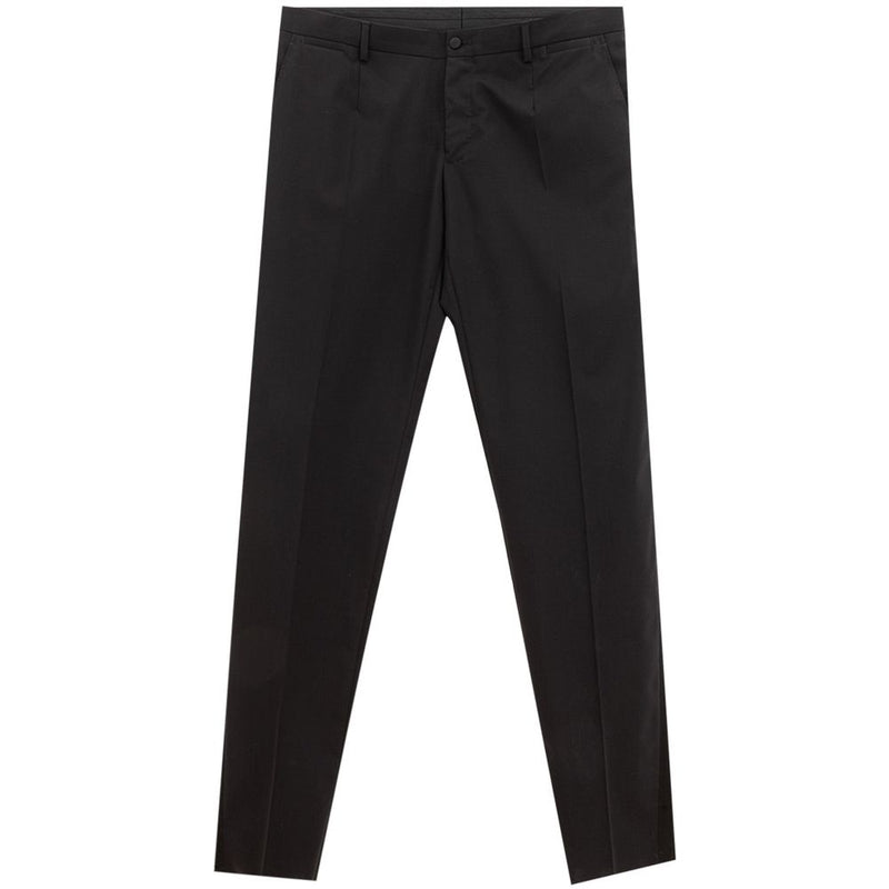 Black Wool Pant-Dolce & Gabbana-LabelTerrace.com