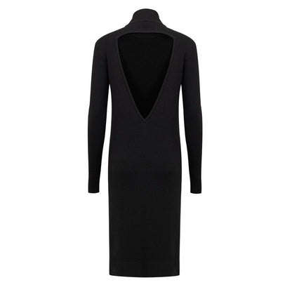 Black Wool Long