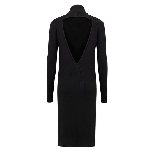 Black Wool Long