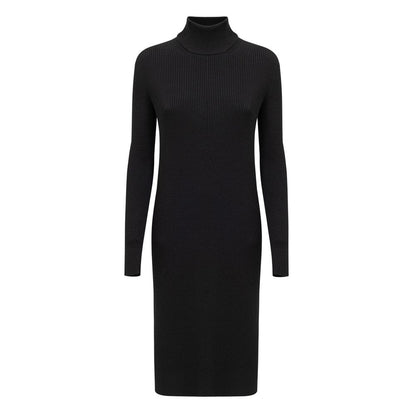Black Wool Long