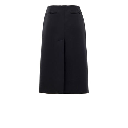 Black Wool Skirt-Gucci-LabelTerrace.com
