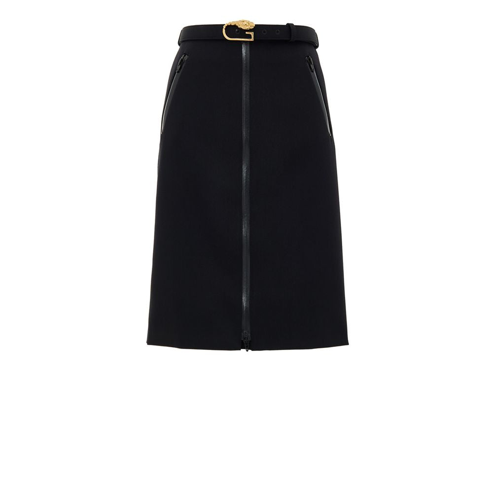 Black Wool Skirt-Gucci-LabelTerrace.com