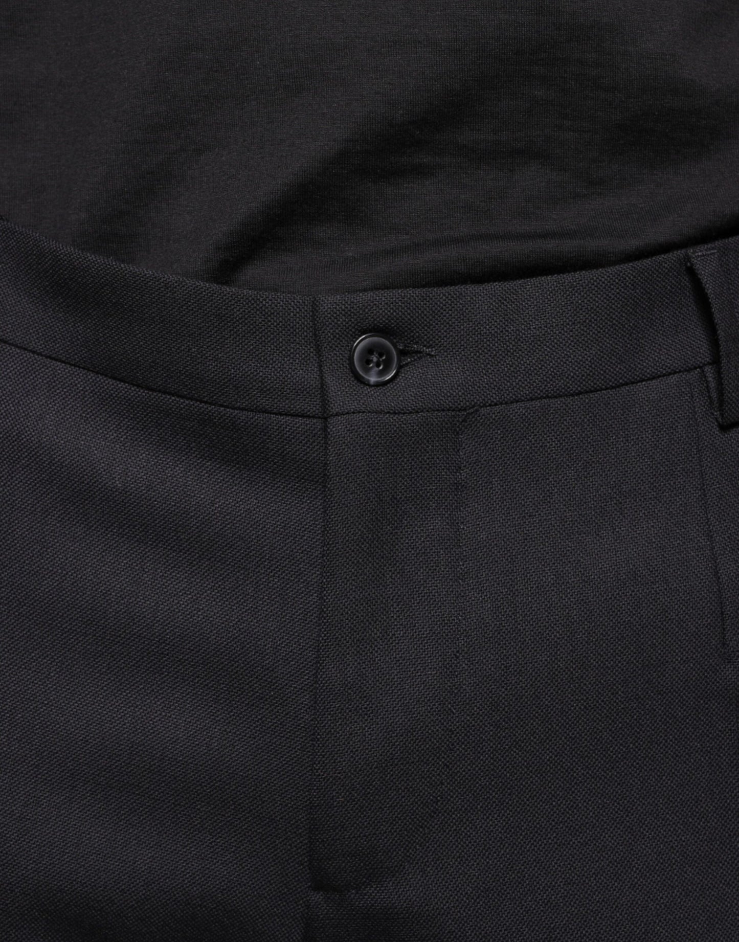 Black Wool Skinny Dress Formal Pants-Dolce & Gabbana-LabelTerrace.com
