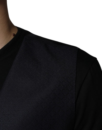 Black Wool Waistcoat Dress Formal Vest-Dolce & Gabbana-LabelTerrace.com