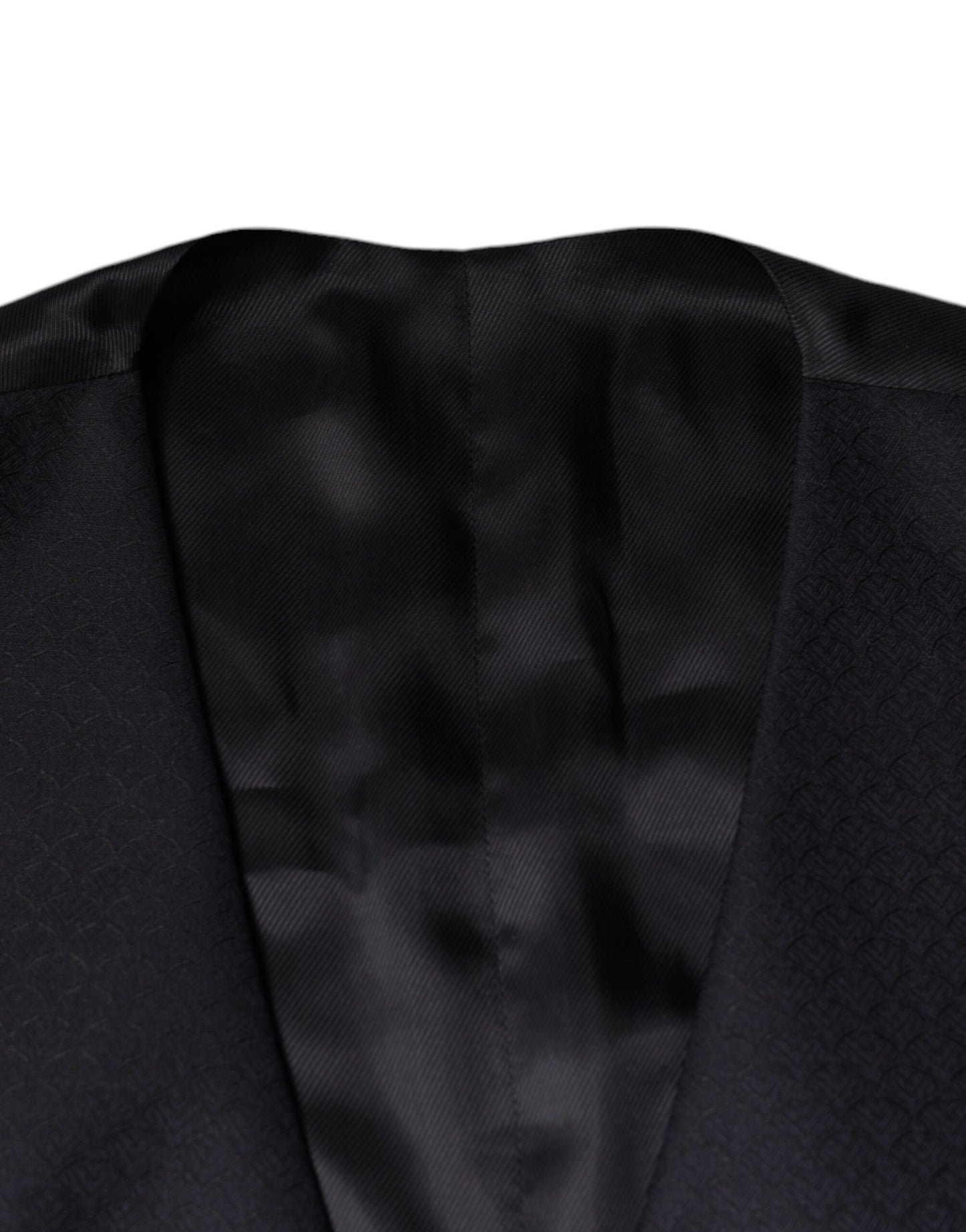 Black Wool Waistcoat Dress Formal Vest-Dolce & Gabbana-LabelTerrace.com
