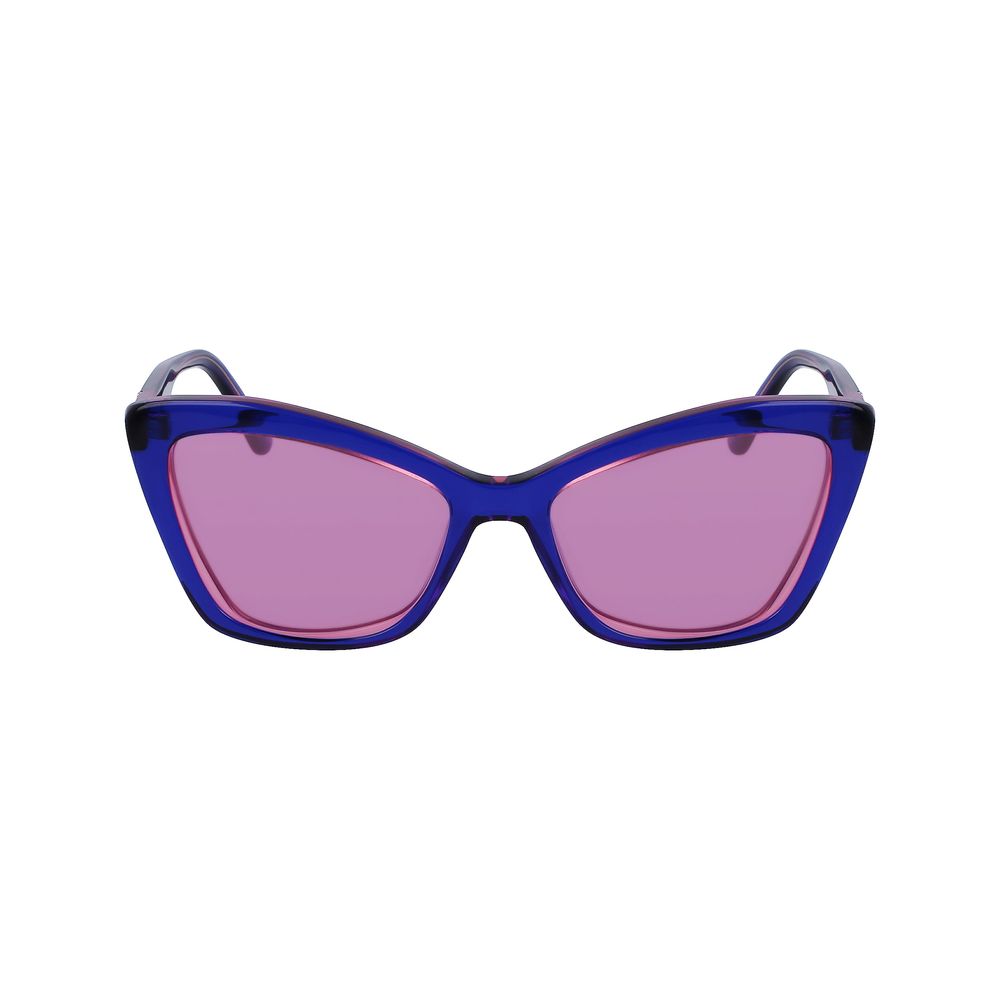 Blue Acetate Sunglasses-Karl Lagerfeld-LabelTerrace.com