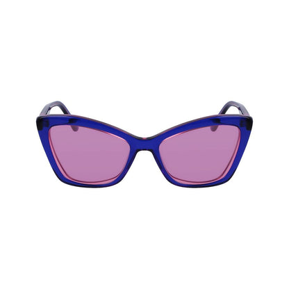 Blue Acetate Sunglasses-Karl Lagerfeld-LabelTerrace.com
