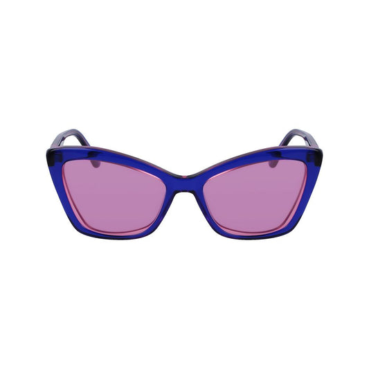 Blue Acetate Sunglasses-Karl Lagerfeld-LabelTerrace.com