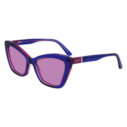 Blue Acetate Sunglasses-Karl Lagerfeld-LabelTerrace.com