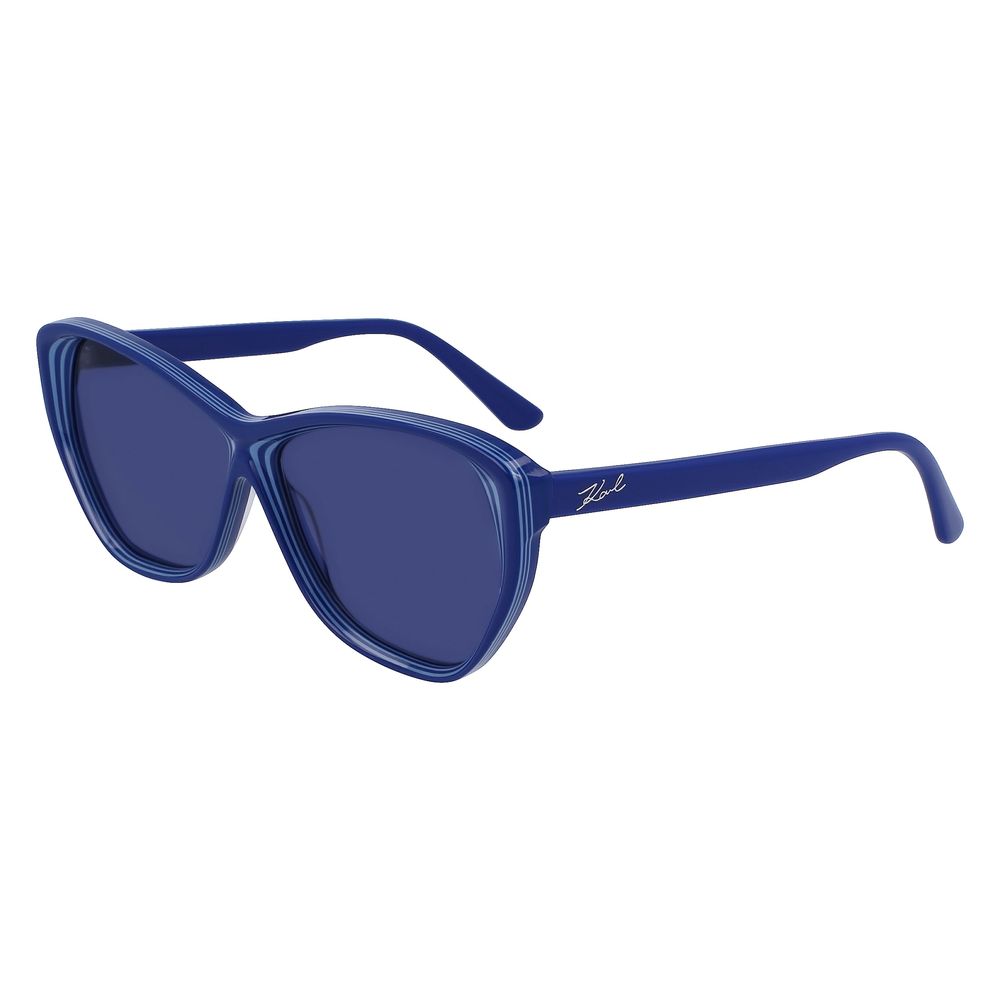 Blue Acetate Sunglasses-Karl Lagerfeld-LabelTerrace.com