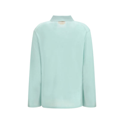 Blue Cashmere Dress Shirt