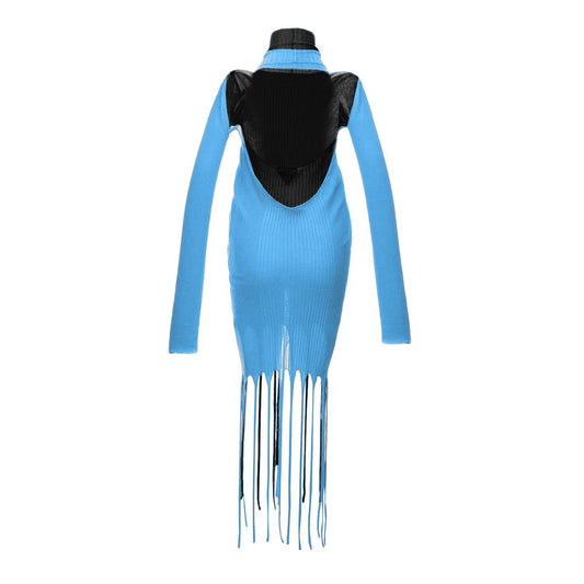 قطن أزرق طويل