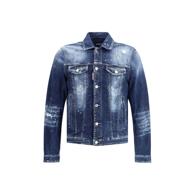Blue Cotton Denim Jacket