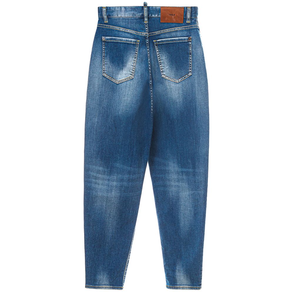 Blue Cotton Jeans Denim-Dsquared²-LabelTerrace.com