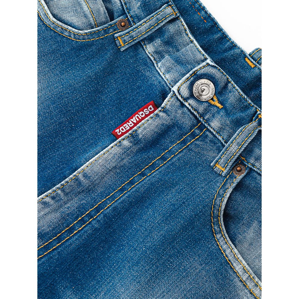 Blue Cotton Jeans Denim-Dsquared²-LabelTerrace.com