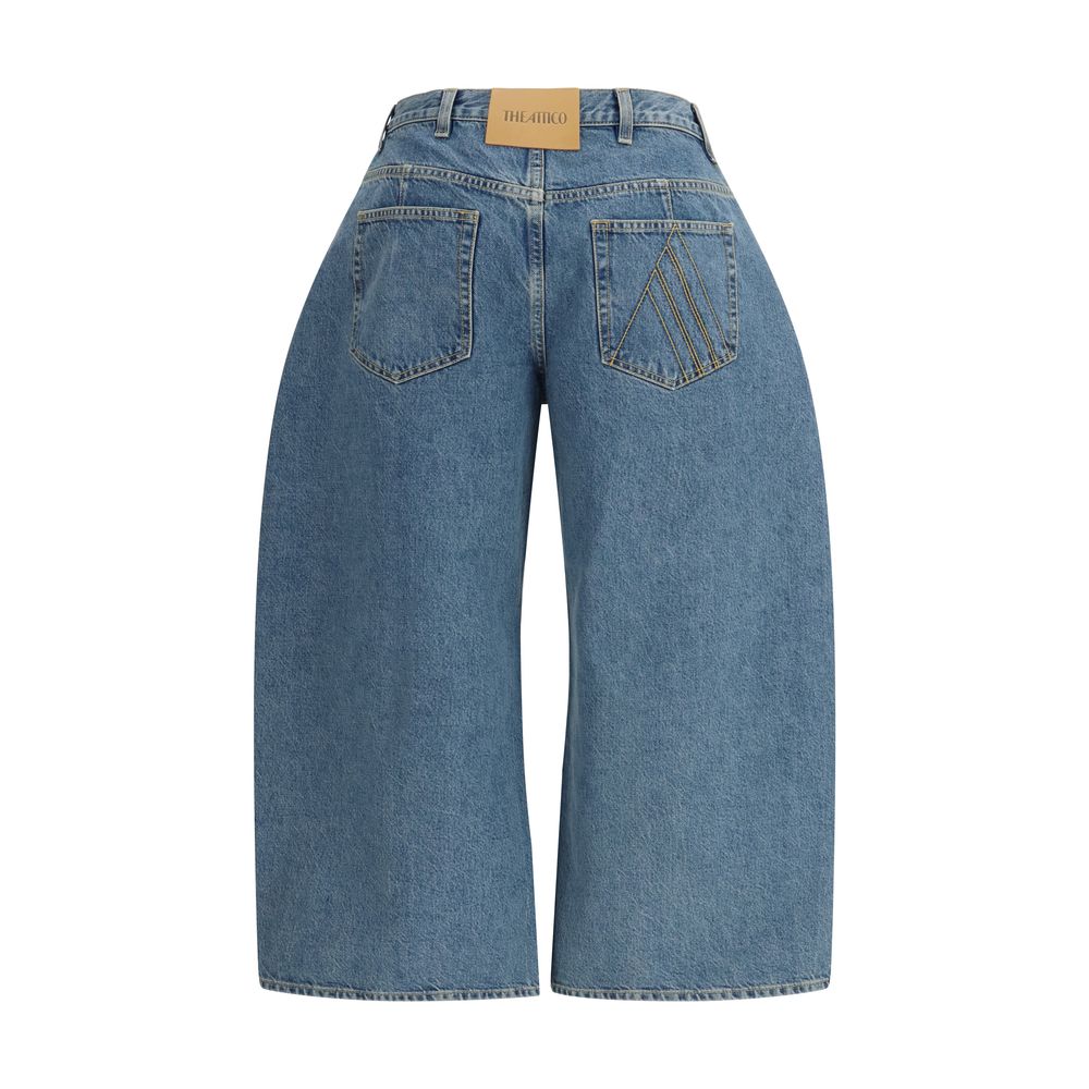 Blue Cotton Jeans Denim