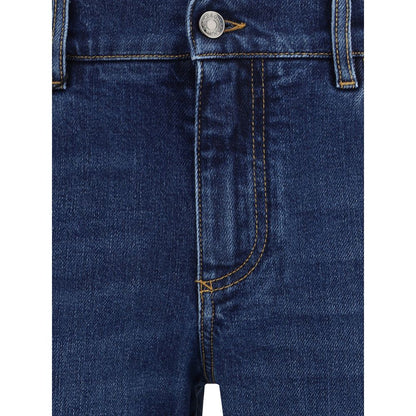 Blue Cotton Jeans Denim