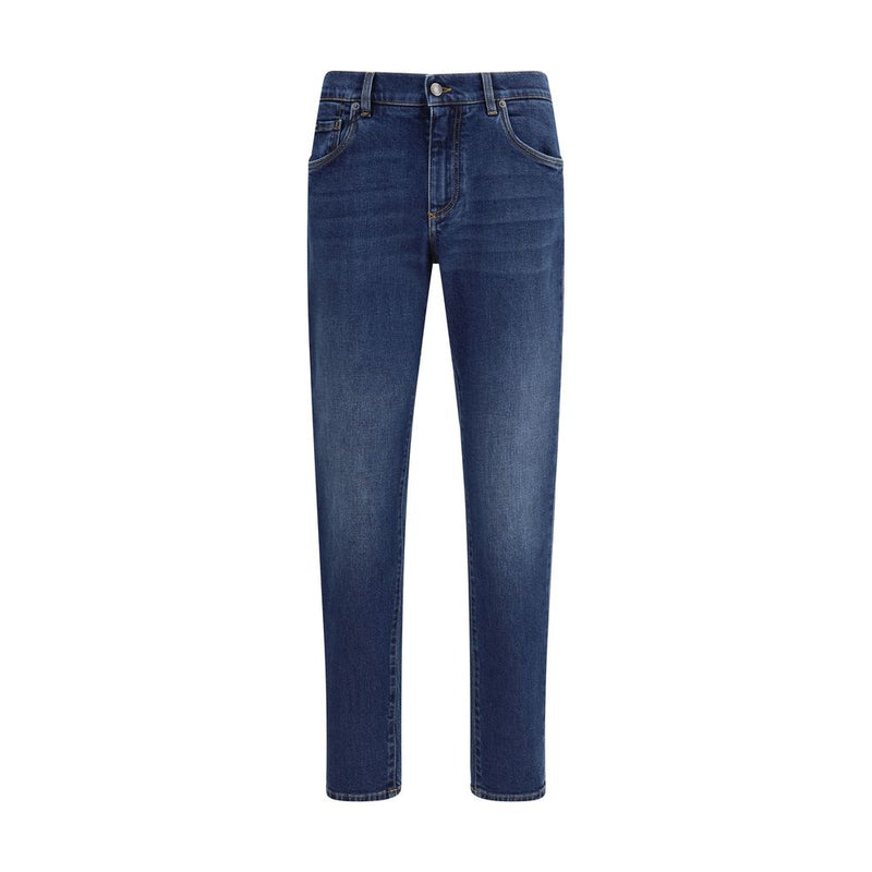 Blue Cotton Jeans Denim