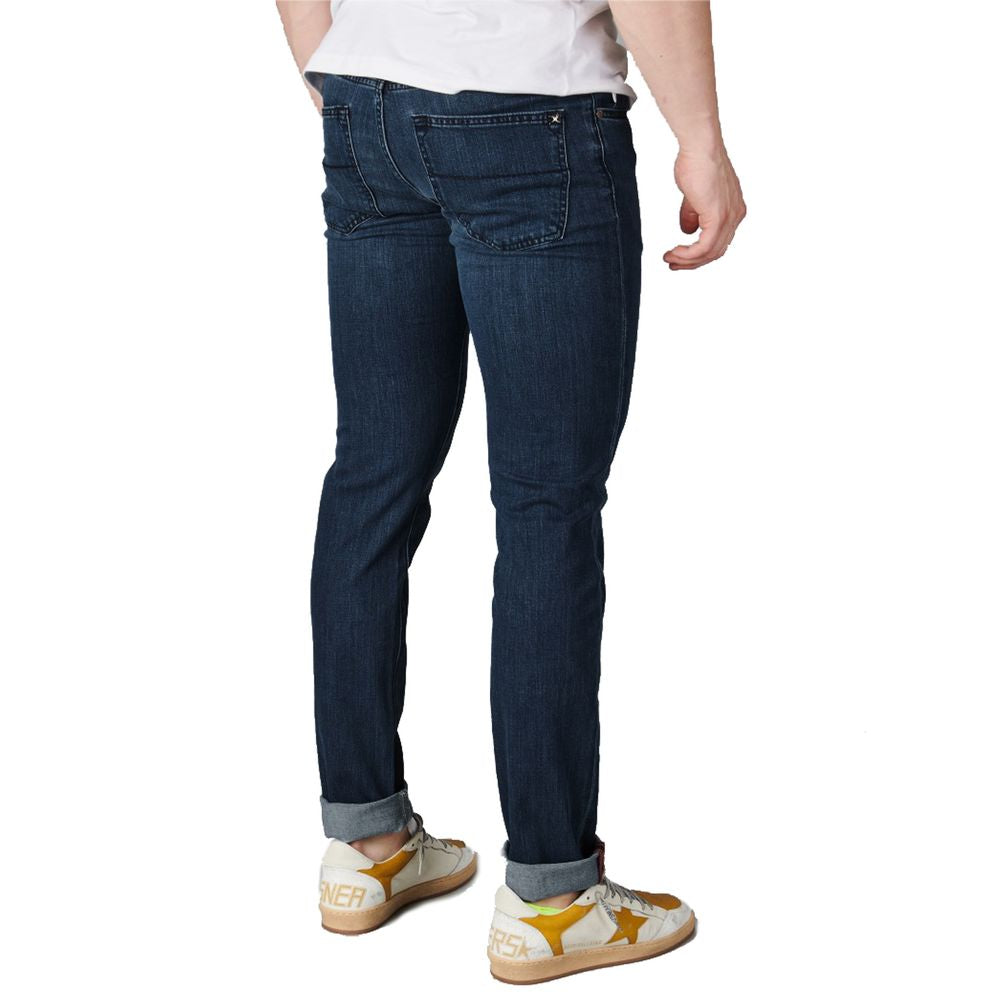 Blue Cotton Men Jeans-Tramarossa-LabelTerrace.com