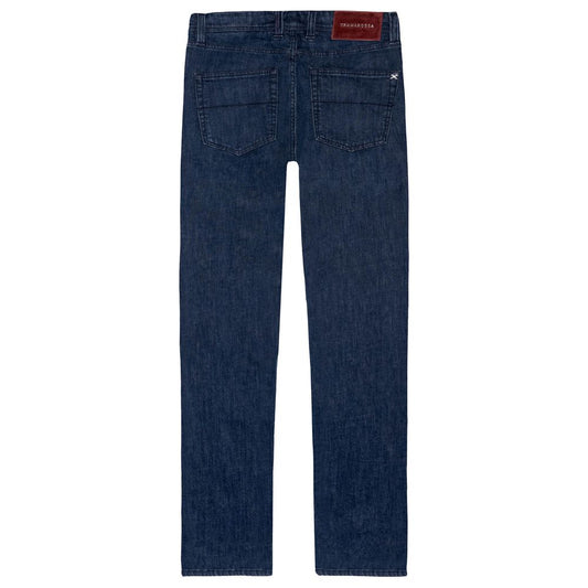 Blue Cotton Men Jeans-Tramarossa-LabelTerrace.com