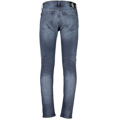 Blue Cotton Men Jeans-Calvin Klein-LabelTerrace.com