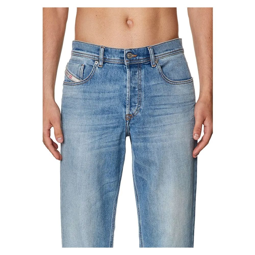 Blue Cotton Men Jeans-Diesel-LabelTerrace.com