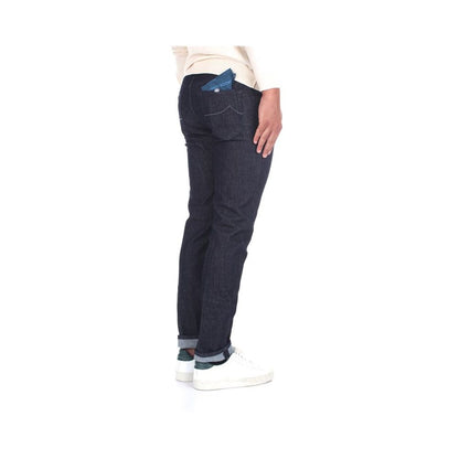 Blue Cotton Men Jeans