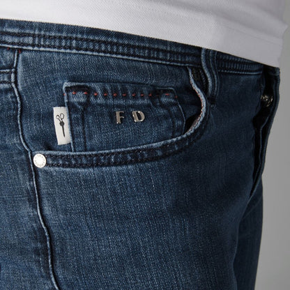 Blue Cotton Men Jeans-Tramarossa-LabelTerrace.com