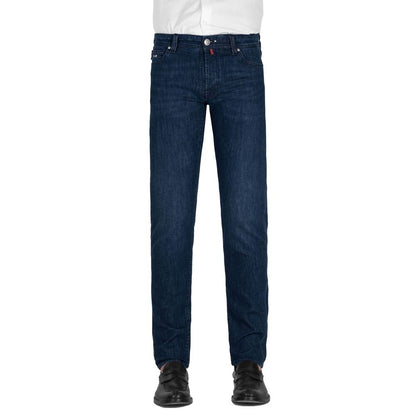 Blue Cotton Men Jeans-Tramarossa-LabelTerrace.com