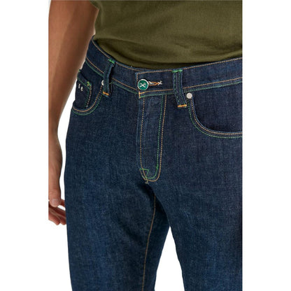 Blue Cotton Men Jeans-Tramarossa-LabelTerrace.com