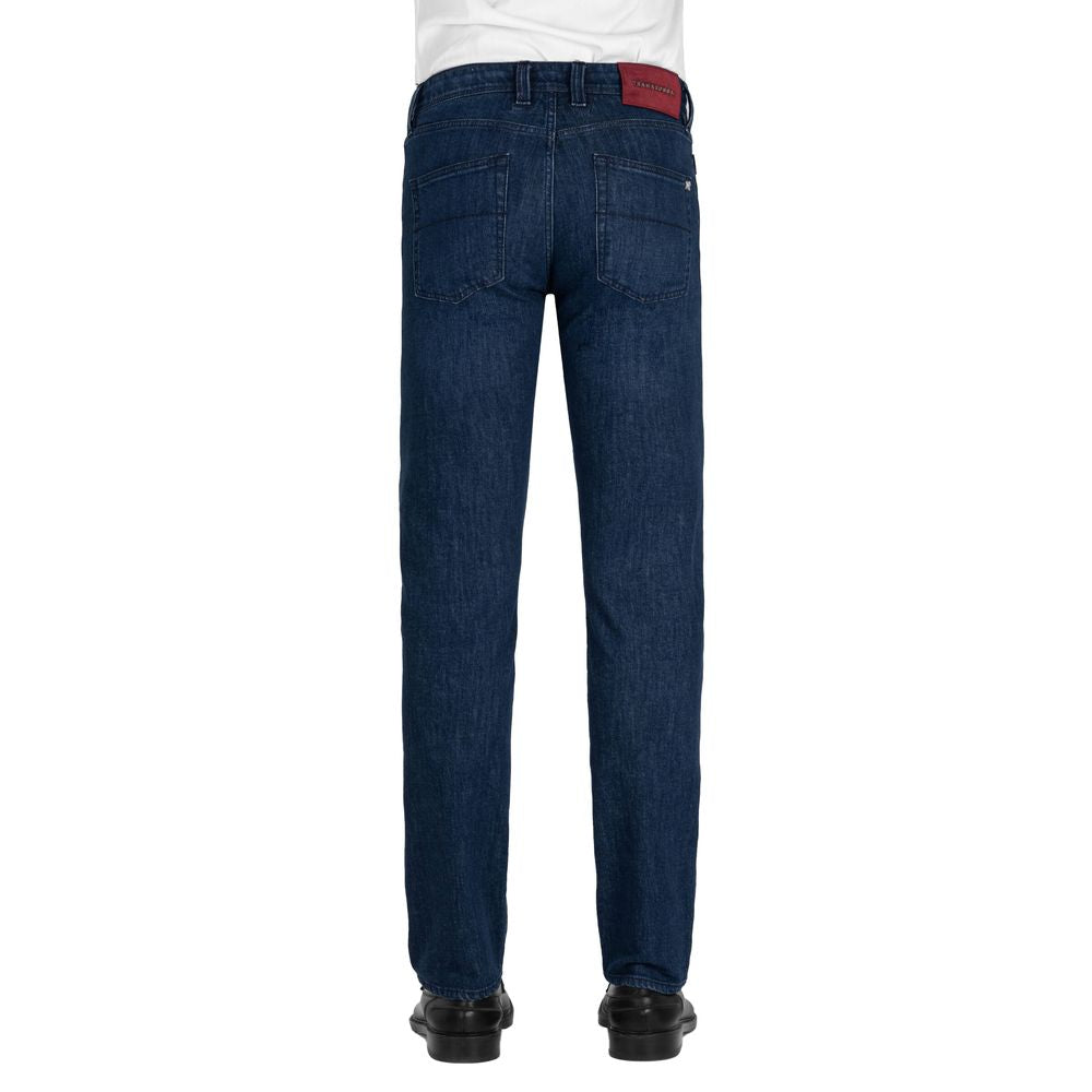 Blue Cotton Men Jeans-Tramarossa-LabelTerrace.com