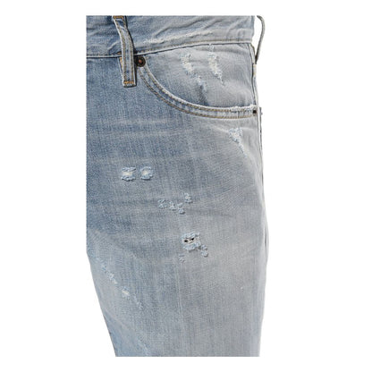 Blue Cotton Men Jeans-Dsquared²-LabelTerrace.com