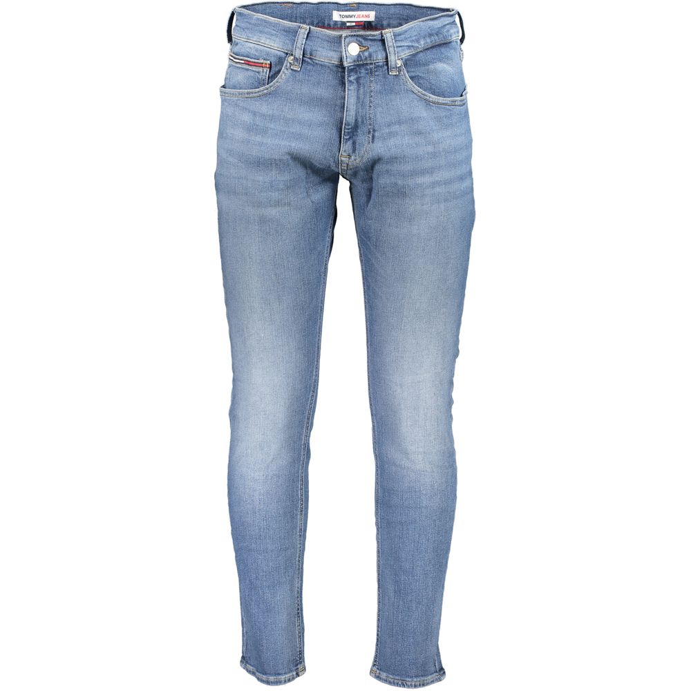 Blue Cotton Men Jeans-Tommy Hilfiger-LabelTerrace.com